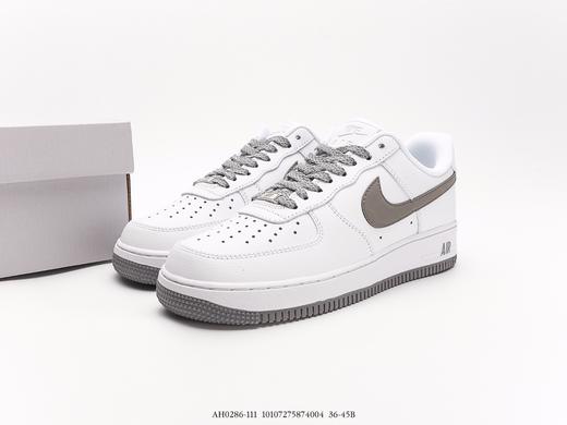 耐克Nike Air Force 1 Low白灰空军一号休闲运动板鞋AH0286-111男女鞋 商品图8