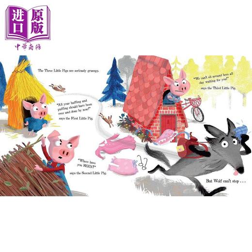 预售 【中商原版】Deborah Allwright 英文故事绘本2册套装 There Is No Big Bad Wolf Dragon In This Story 没有大灰狼龙的故事 商品图4