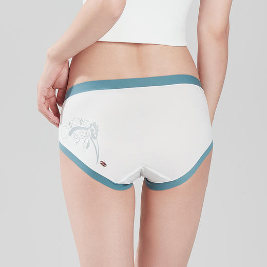 都市丽人时尚系列系列锦泳低腰三角裤新年本命年红品LK33A3 商品图2