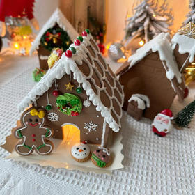 焦糖饼干雪屋---圣诞节