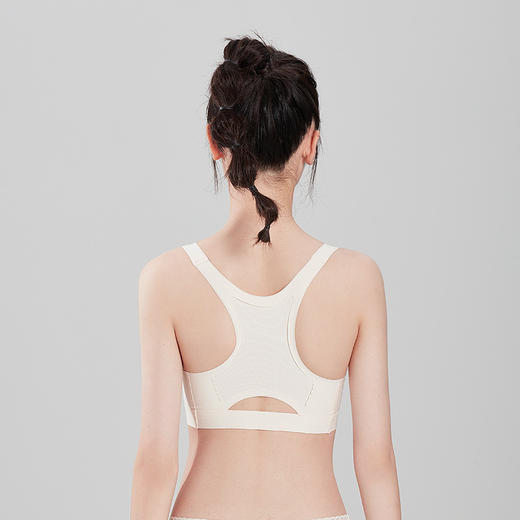 都市丽人少女三步优选内衣无尺码薄背心式泳布文胸无排扣无钢圈BB36C5 商品图2