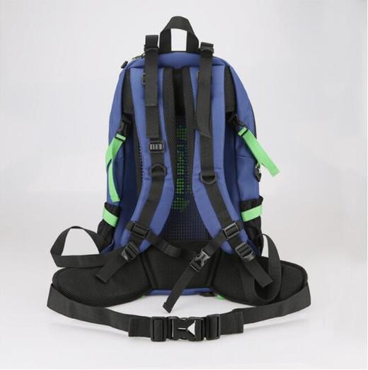 内野开拓者户外徒步双肩登山包大容量背包 蓝色UC-B017 商品图1