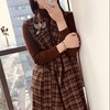 秋冬气质格纹马甲裙 搭配衬衣打底衫都可【断码特价】 商品缩略图1
