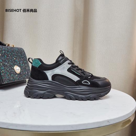 新品加绒厚底百搭休闲老爹鞋253B25565 商品图6