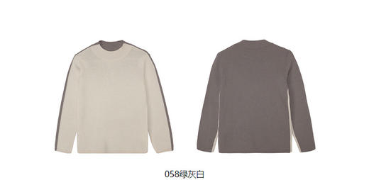 JNBY 22年冬款  巴素兰羊毛男女童亲肤长袖套头毛衫  1MA311500 商品图8