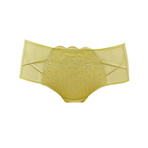 都市丽人蕾丝网布系列网布+蕾丝低腰三角内裤YP32H1 商品图6