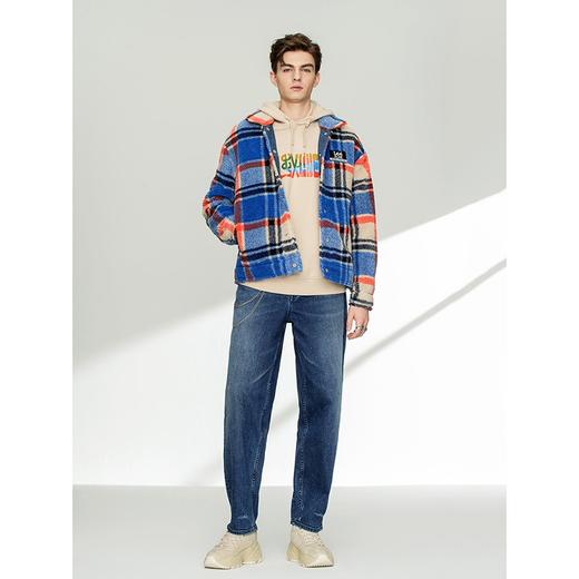 LeeXLINE 21秋冬新品宽松两面穿仿羊羔绒男外套LMT0017345PN00FA00681 商品图1