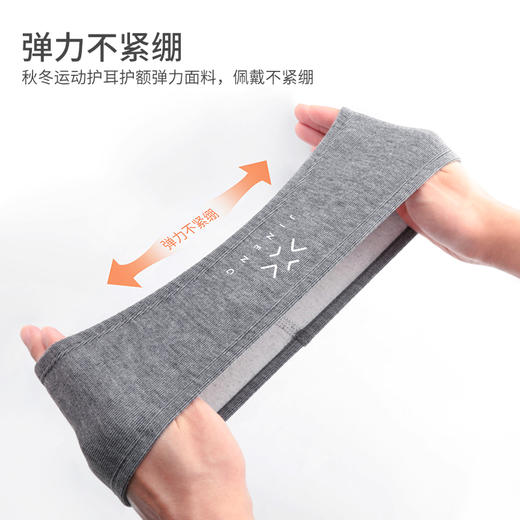 积能秋冬运动保暖发带护耳户外骑行跑步耳罩防风防寒头带头套 商品图3