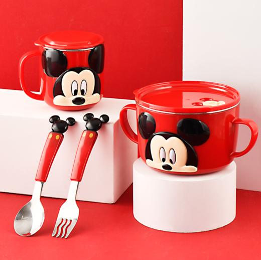 Disney迪士尼儿童碗不锈钢餐具礼盒套装 XHR 商品图3