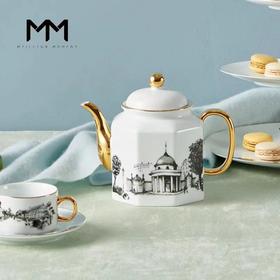 【会员积分兑好礼】法式手绘咖啡壶礼盒5D51Z0071