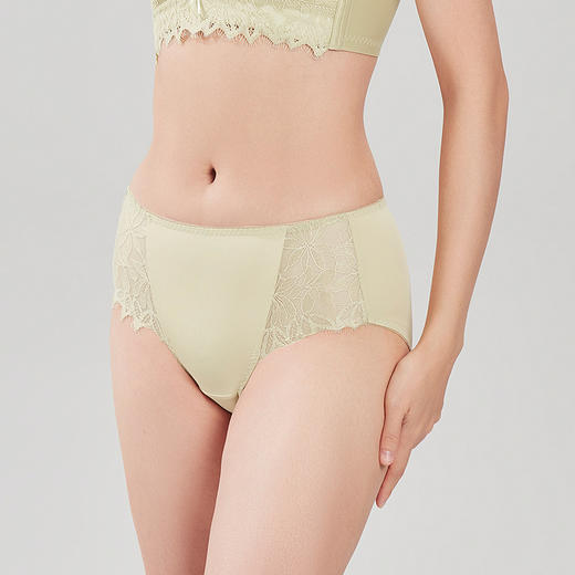 都市丽人舒软挺塑系列双拉面料中腰平角塑身配裤新年本命年红品LP39A5 商品图1