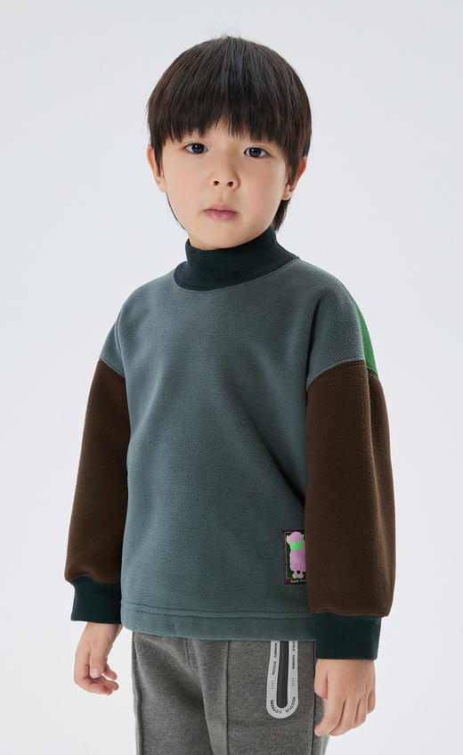 JNBY   22年冬款  柔软灯芯绒无帽套头卫衣   1MA411570 商品图6