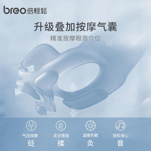 倍轻松(breo)眼部按摩仪 iSeeJplus山茶花智能眼部按摩器护眼仪 热敷眼罩眼睛按摩仪 生日节日礼物 商品图4