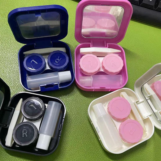 单色隐形眼镜盒（颜色随机发放） 商品图0