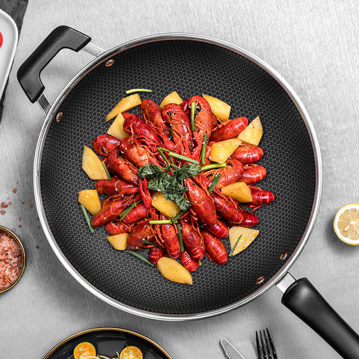 炊大皇316多层钢炒锅32cm（配锅盖） 商品图3