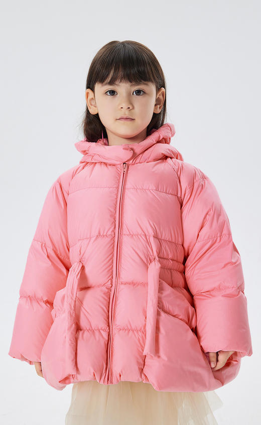 JNBY    22年冬款  中长款带帽羽绒服  1MAC11810 商品图9