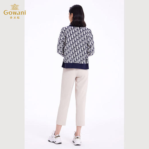 乔万尼女休闲裤女新款秋冬垂顺显瘦高腰EF4F200 商品图4