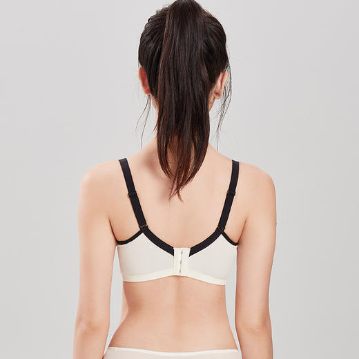 都市丽人聚拢杯内衣B中厚3/4杯蕾丝文胸三排无钢圈YB31C1 商品图2