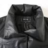 EITIE爱特爱冬季新款保暖显瘦黑色白鸭绒皮羽绒服外套7293905 商品缩略图2