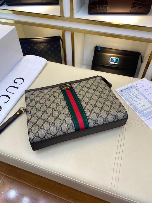 秋冬特惠💰420 古驰高端男士休闲手拿包66498-4 商品图4