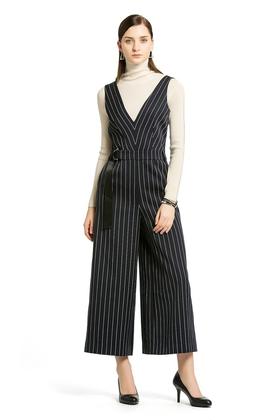 BROADCAST播 藏蓝色条纹连体裤 46