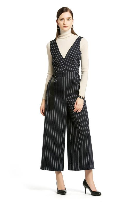 BROADCAST播 藏蓝色条纹连体裤 46 商品图0