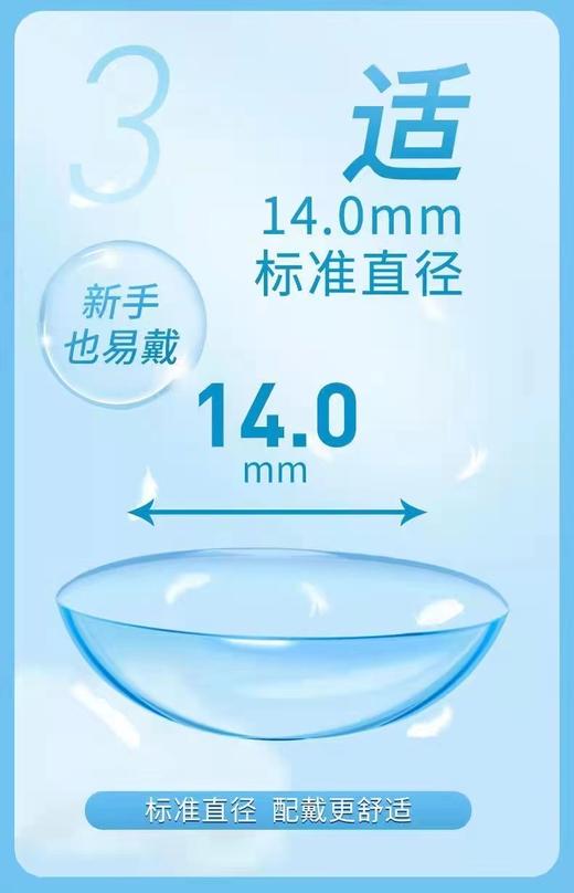 博士伦明透半年抛近视隐形眼镜1片装 商品图7
