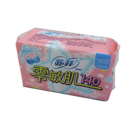 苏菲零敏肌丝薄护垫140mm40片
