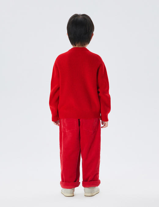 JNBY 22年冬款  纯色圆领长袖套头毛衫  1MA311521 商品图6