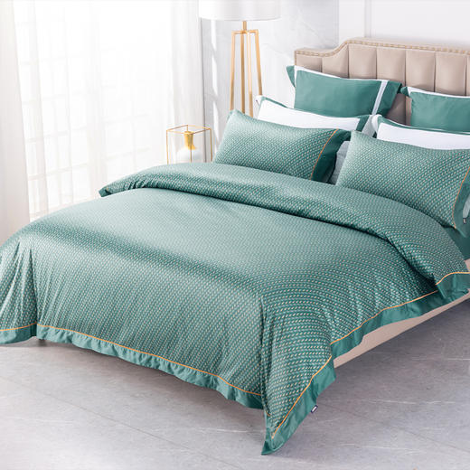 多喜爱 100S全棉云锦缎床上用品四件套 卡尔加里cs 商品图2