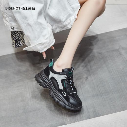 新品加绒厚底百搭休闲老爹鞋253B25565 商品图7