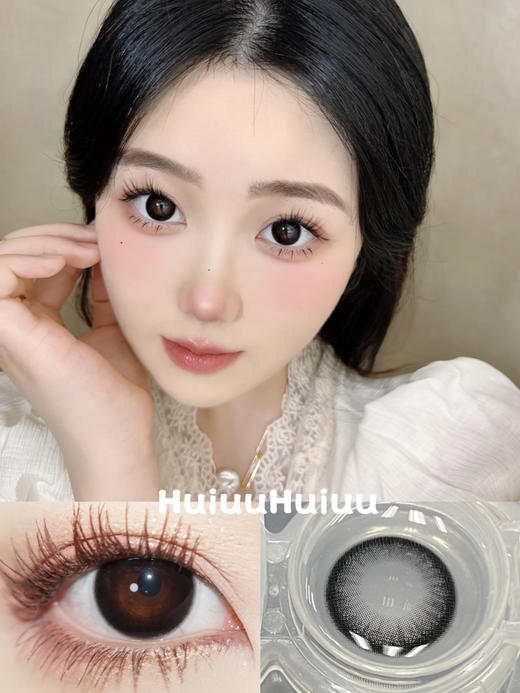 【中直径】PFGIRLCON-纯纯黑-14.2mm【年抛 0-800度 含525/575】 商品图0