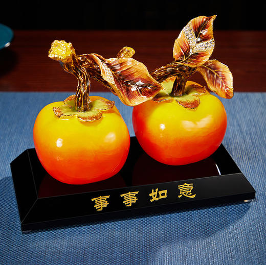 佛罗端斯-新款珐琅彩事事如意摆件家居中式摆件电视酒柜玄关装饰礼品 商品图1