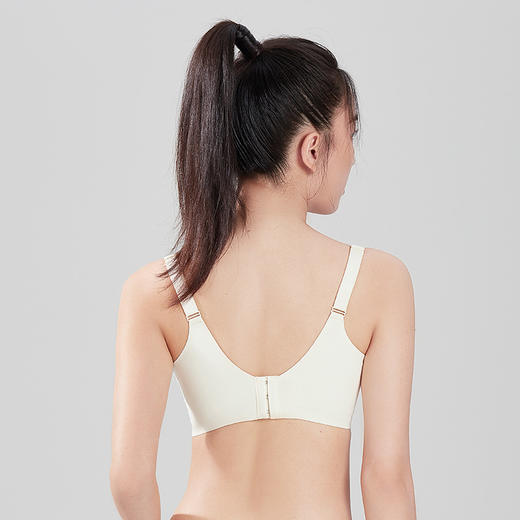 都市丽人舒软挺塑调整型内衣BC薄3/4杯蕾丝塑身文胸三排软钢圈LJ33A2 商品图2