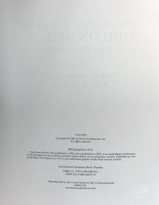 【中商原版】The Graphic Works of Odilon Redon 进口艺术 odilon redon的图形作品 商品图8