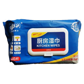 清花润厨房湿巾80片