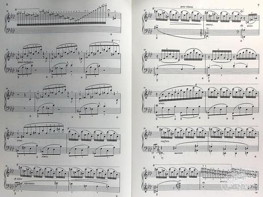【中商原版】Liebestrume, 3 Notturnos 进口艺术 李斯特 爱之梦 三首夜曲 钢琴独奏 带指法 商品图5