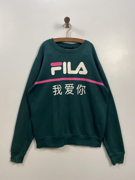 Y2K Vintage FILA 斐乐 BLACK LINE 卫衣 _SLSS(M-L) 商品图1