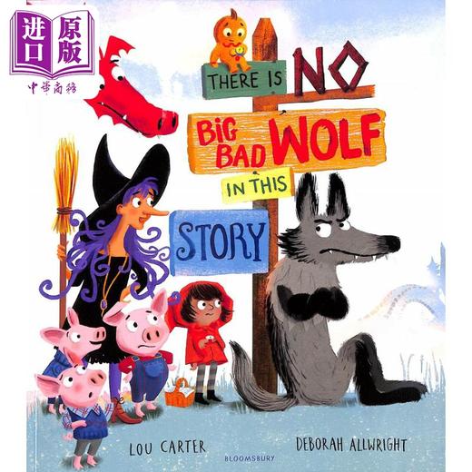 预售 【中商原版】Deborah Allwright 英文故事绘本2册套装 There Is No Big Bad Wolf Dragon In This Story 没有大灰狼龙的故事 商品图2
