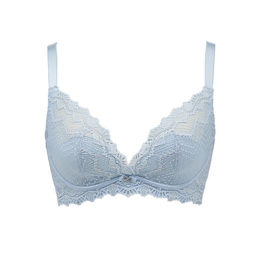 都市丽人舒软挺塑调整型内衣BC薄3/4杯蕾丝塑身文胸三排软钢圈LJ32A2 商品图6