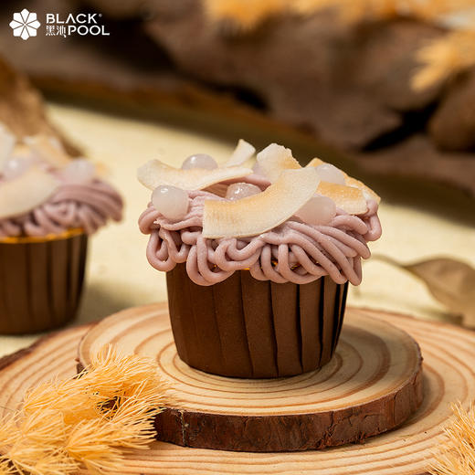 （抖音验券专用）芋泥x栗子双拼巴斯克（独立装，随蛋糕配送，不单独配送） 商品图1