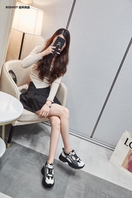 新品加绒厚底百搭休闲老爹鞋253B25565 商品图8