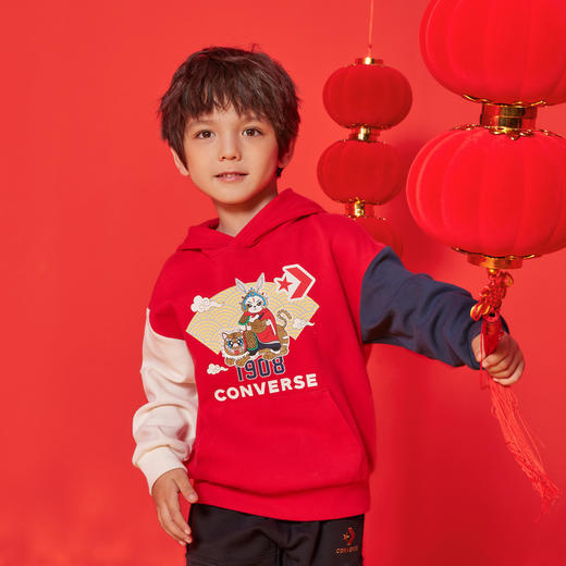 CONVERSE 春 大童 小童 婴童 卫衣 CNVB-PO-D524 商品图4
