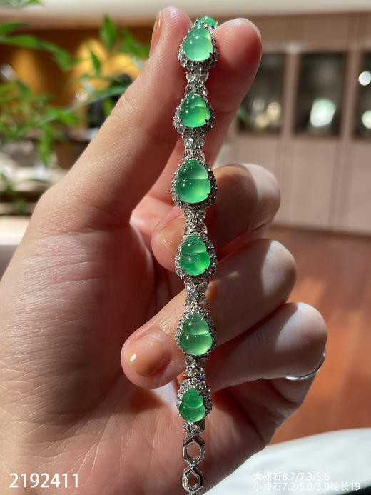 2192411，玻璃葫芦手链。具体价格微信咨询 商品图0