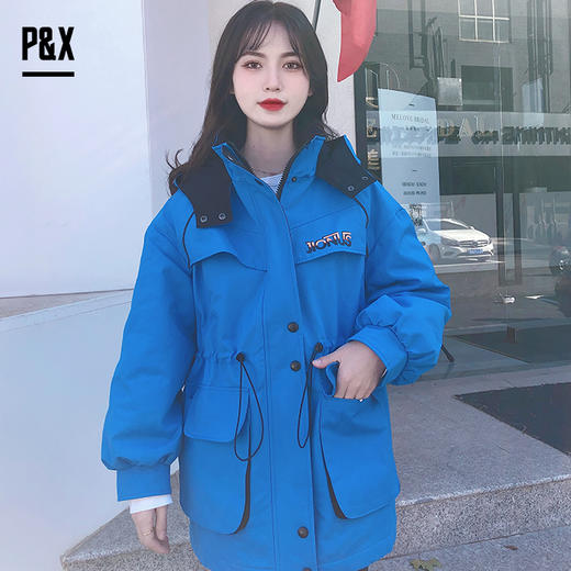 P&X设计师女装 2022冬季 梭织中长款外套 822413466 商品图1