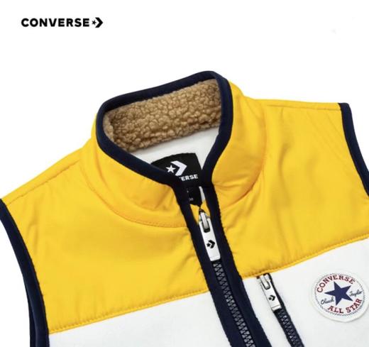 converse匡威童装冬新款拼色羊羔绒保暖马甲砍肩休闲CV2242054 商品图5