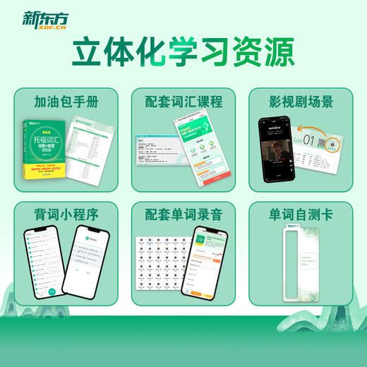 【新东方】TOEFL托福词汇词根+联想记忆法:乱序版 学练测 商品图1