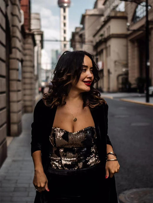 CG｜Sequin Susan Tube Top [亮片抹胸上衣 2色可选] 商品图3