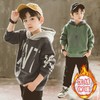MLY-9-16 儿童装男童冬装加绒卫衣一体绒秋冬款2022新款男孩冬季加厚连帽潮 商品缩略图3