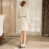 IWY/杏色主持人正装女西装连衣裙高端质感米白色西服裙子工作服职Q824 商品缩略图3